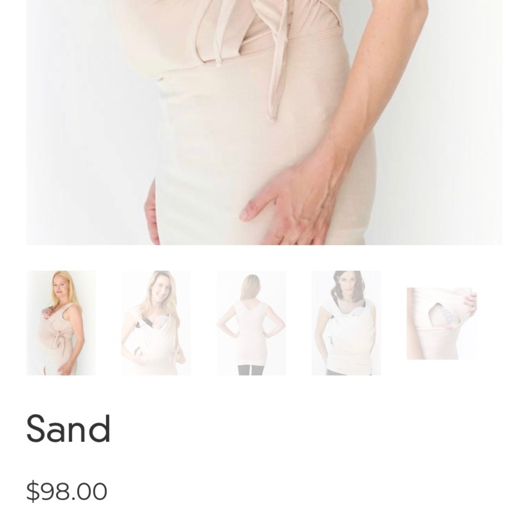 Nesting Days Carrier Sand Color NWOT 2020